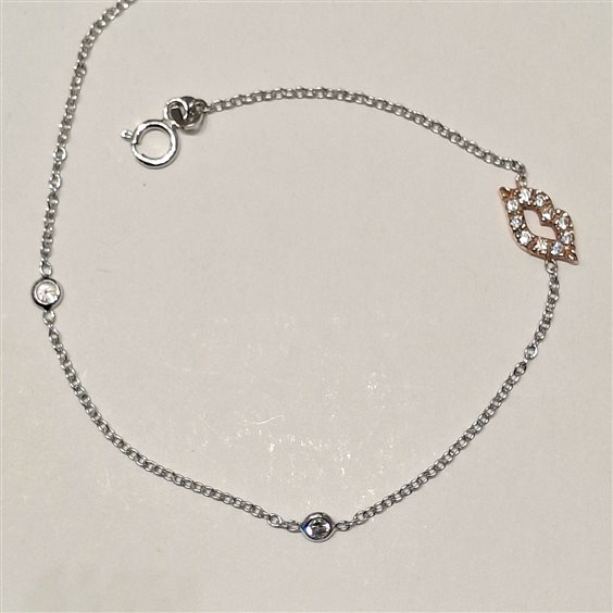 Bracciale Fanton Gioielli Donna BRACCIALI ORO in Oro bianco Cubic Zirconia TW5_52 - TW5_52